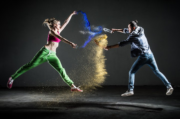 Couple danse moderne