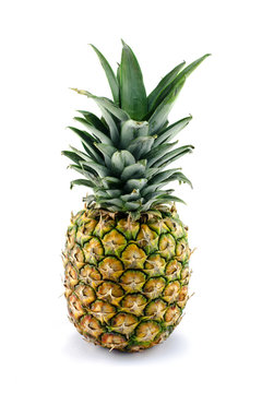 pineapple white background