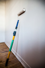 Paint Roller on the Wall