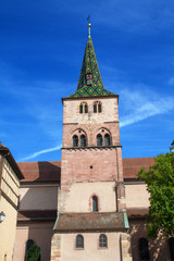 Fototapeta na wymiar Eglise Sainte Anne, Turckheim, Alsace, Haut Rhin