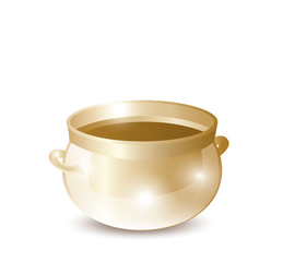 Golden pot