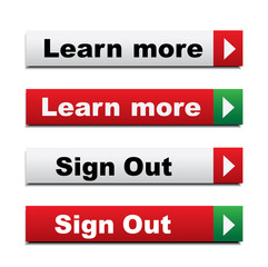 Web buttons with learn more and sign out