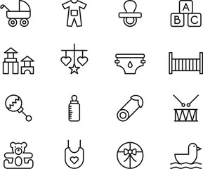 Baby icons
