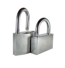 Two padlocks