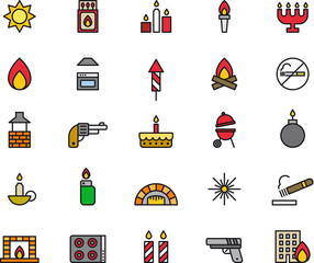 Fire icons