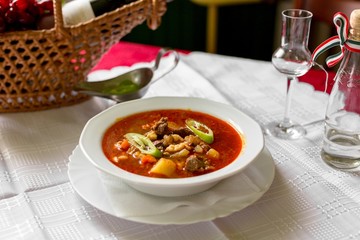 Traditional Hungarian goulash