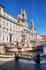 Obraz na płótnie Canvas Piazza Navona, Rome - Italy