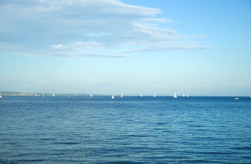 Obraz premium Segelboote am Bodensee