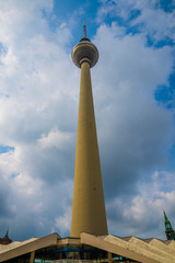Fersehturm, Alexanderplatz Tv tower in Berlin, Germany.