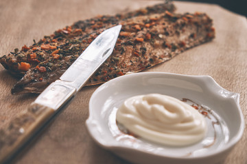 Delicious smoked fish