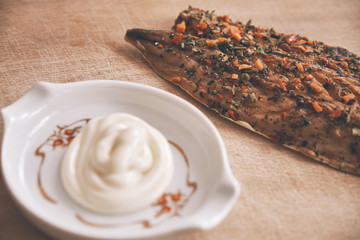 Delicious smoked fish