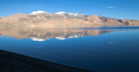 Tso Moriri lake in Rupshu valley