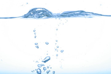 wasserstrahl in wasser