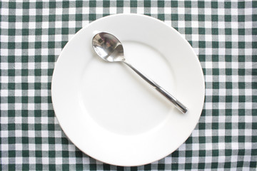 plate and spoon