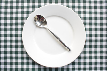 plate and spoon