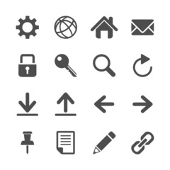 website icon set, vector eps10