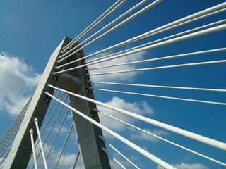 Bridge and blue sky