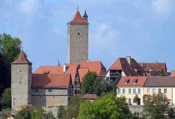 Obraz premium Altstadtpanorama von Rothenburg