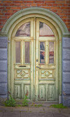 Fototapeta na wymiar Rustic Doorway