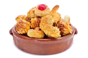 panellets, typical pastries of Catalonia, Spain, eaten in All Sa
