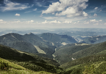 Tatra region hills landscape