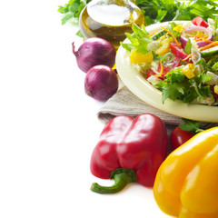 Healthy vegetable fresh organic set