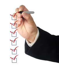 Filling checklist