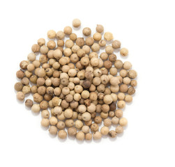 White pepper grains