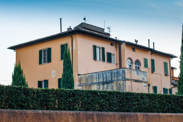 Fototapeta na wymiar Villa Signorile, mura, immobile