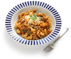 american chop suey, american goulash, american pasta dish