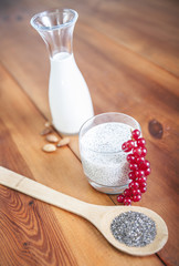 Chiasamen auf einem Löffel