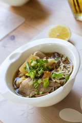 steamed pork noodle