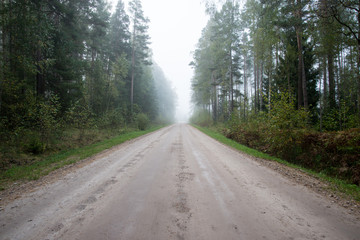 empty country road