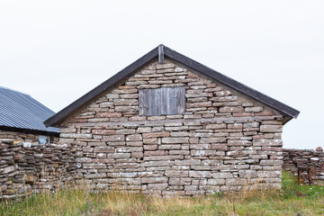 Obraz premium Old stone shed