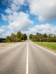 empty country road