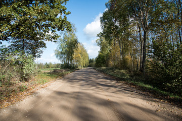 empty country road