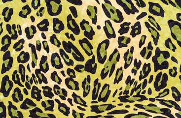 Obraz premium texture of fabric stripes leopard