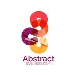 Abstract symmetric business icon