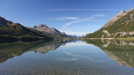 Fototapeta premium Engadin Silvaplanersee