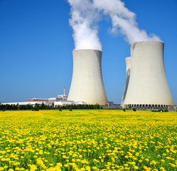 Nuclear power plant Temelin in Czech Republic Europe
