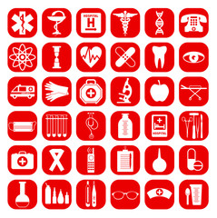 Medical icon set.