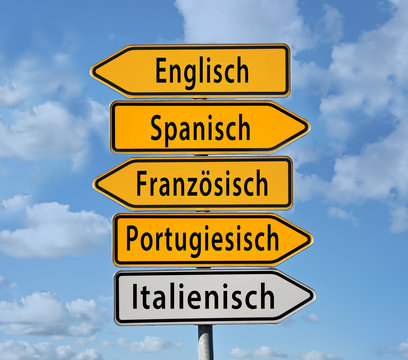 englisch spanisch französisch