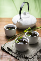 Asian Tea with mint