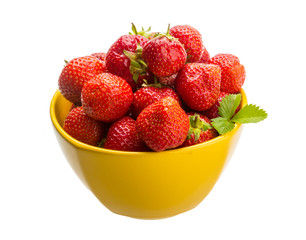 Strawberry in the bowl