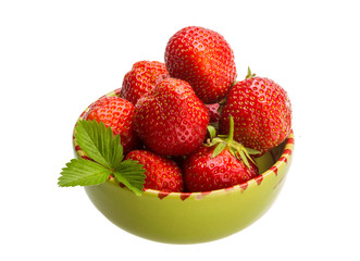Strawberry in the bowl