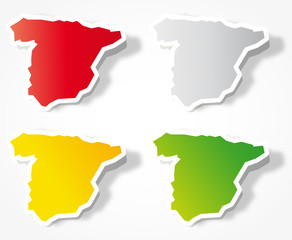 Map of Spain - España mapa © Brad Pict