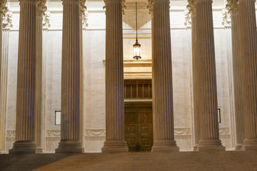 US Supreme Court Columns Door Washington DC