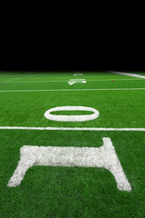 Obraz premium Football field with copy space