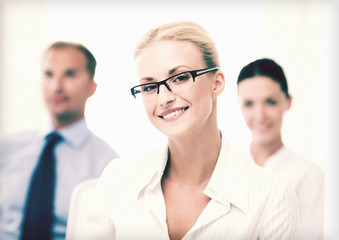 businesswoman in office