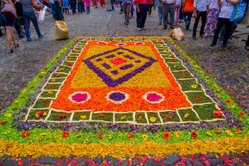 easter carpets in antigua guatemala